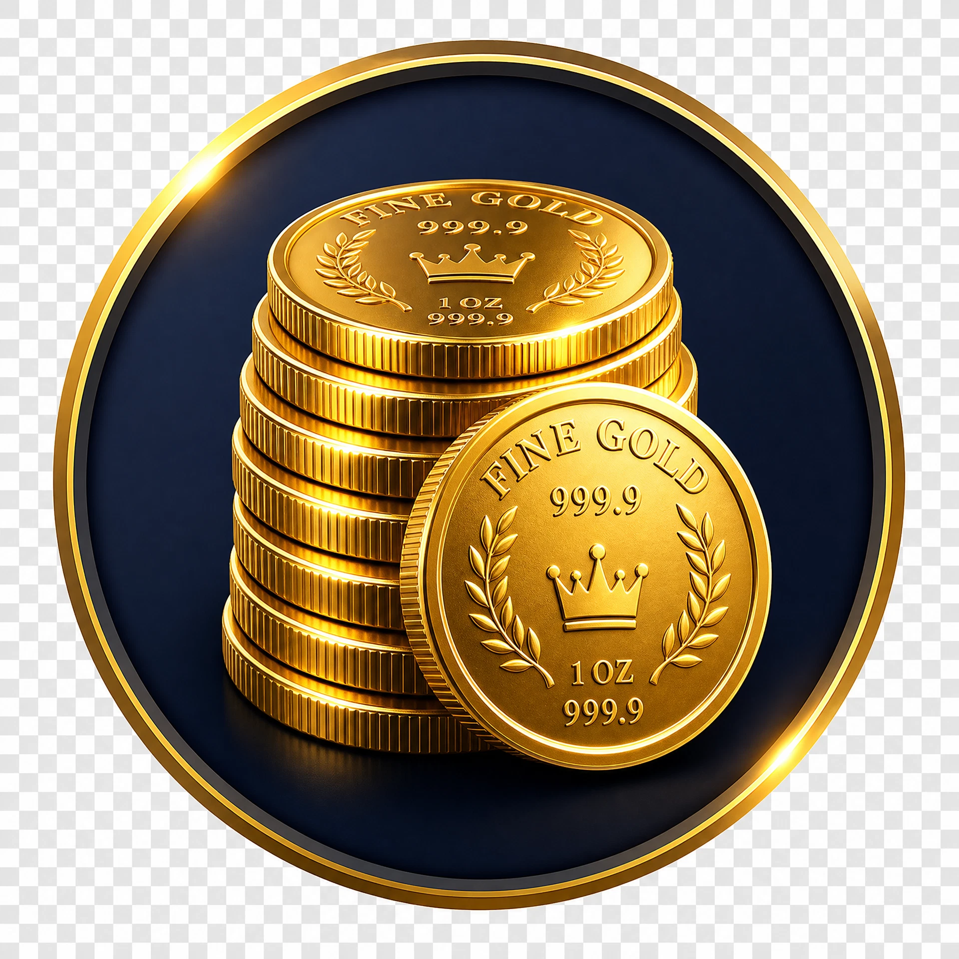 Track your wealth emblem